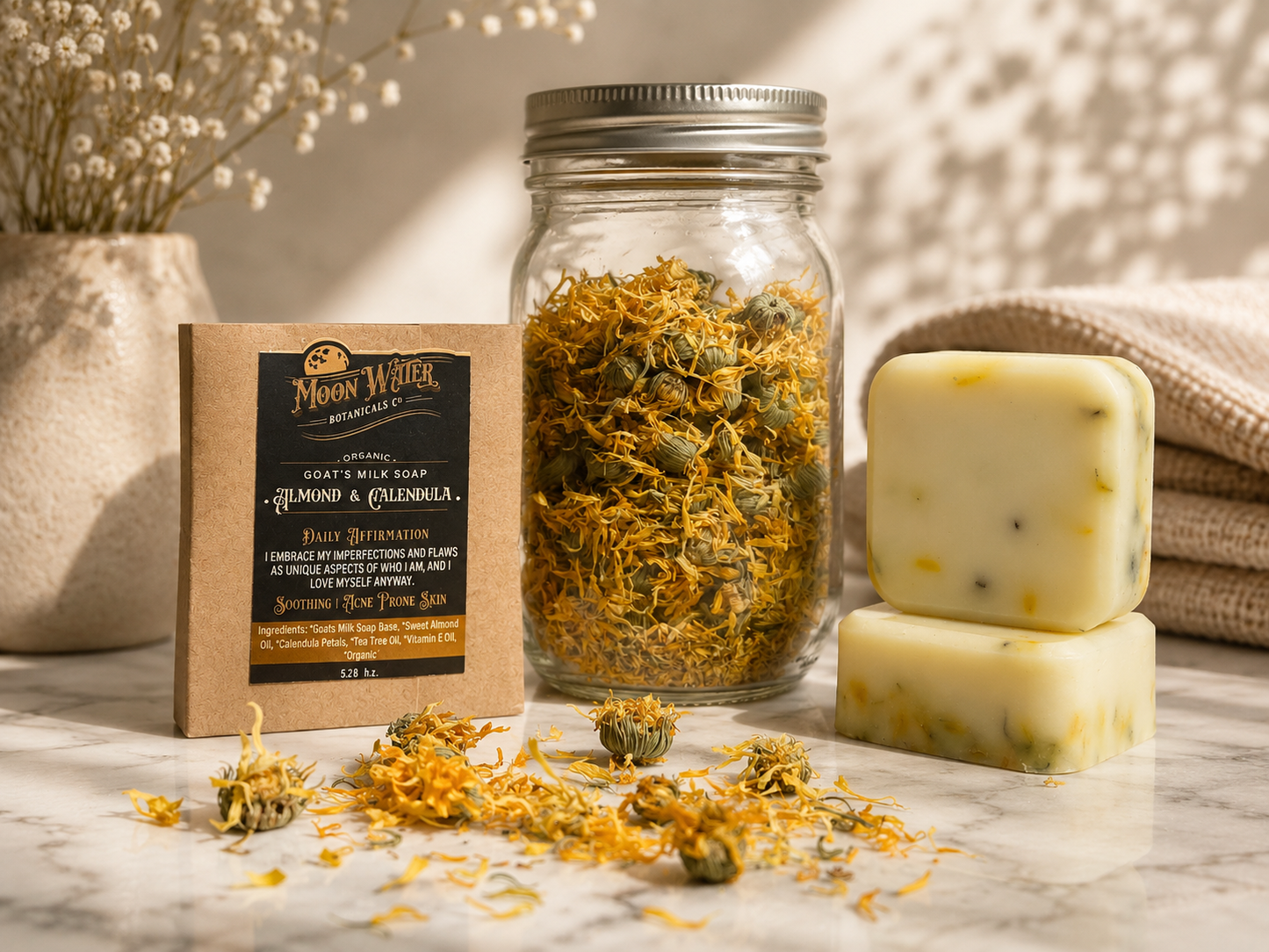 Cleanse | Almond & Calendula Goat's Milk Soap